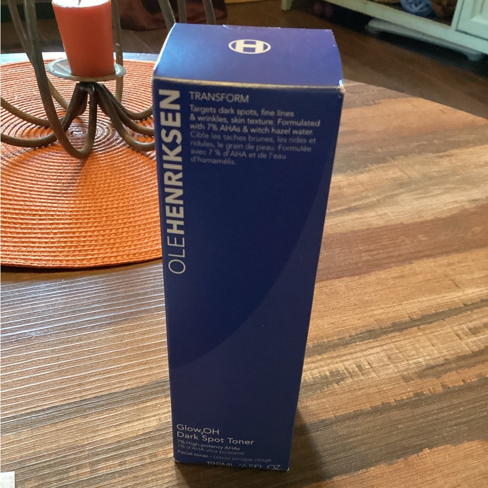Ole Henriksen Transform Glow2OH Dark Spot Toner 6.5 oz NEW, SEALED
